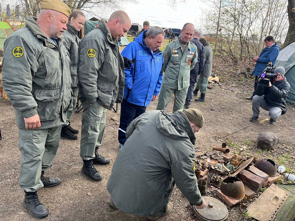 Поисковики Росэнергоатома нашли останки трёх солдат Красной Армии в Ломоносовском районе