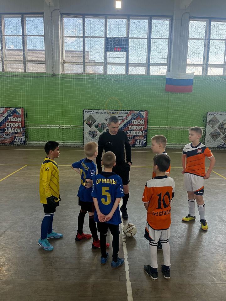 Юные спортсмены Ломоносовского района приняли участие в первенстве по футболу