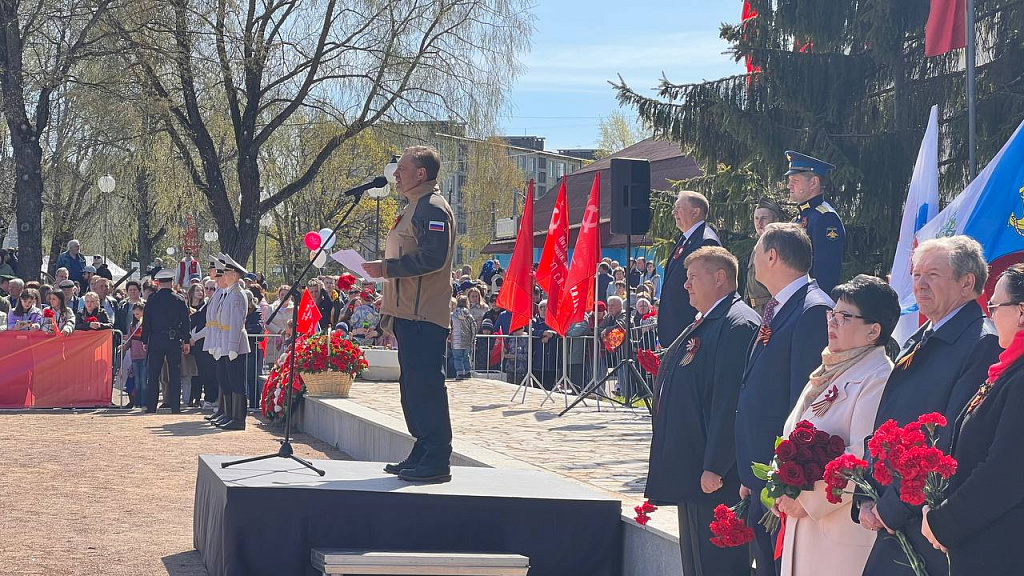 Ломоносовский район торжественно отпраздновал 78-ую годовщину Великой Победы