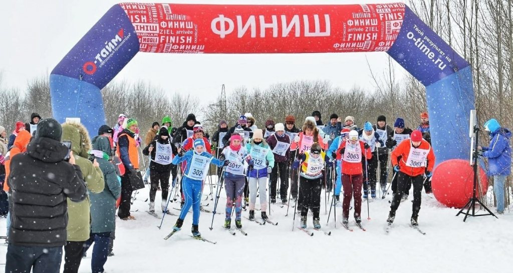 В Ломоносовском районе определили лучших лыжников