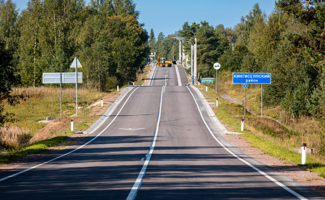 Участок трассы от Копорья в сторону Ручьев будет введён в эксплуатацию после капитального ремонта