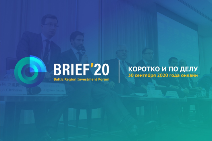 30 сентября Балтийский региональный инвестиционный форум BRIEF 2020