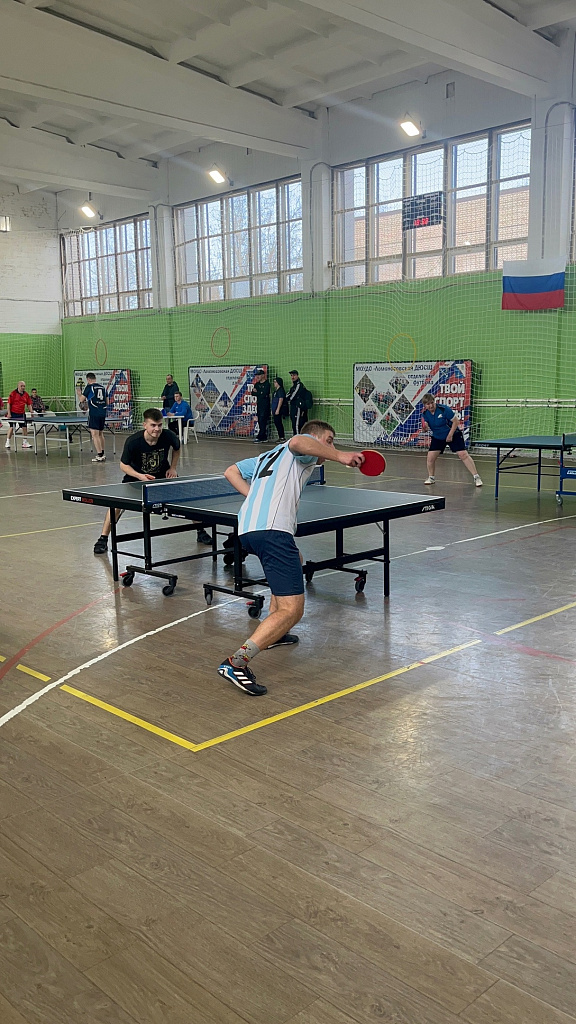 В Ломоносовском районе провели турнир по настольному теннису