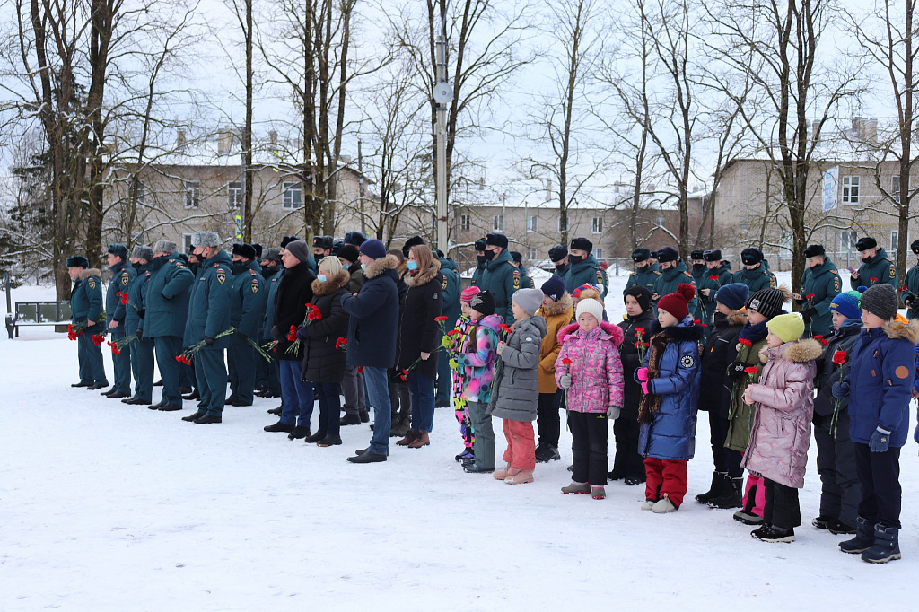 В Ропше Ломоносовского района прошла торжественная церемония, посвященная прорыву блокады Ленинграда
