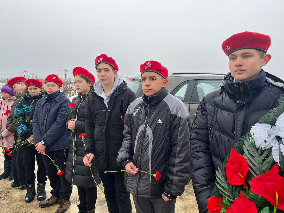 В Лопухинском поселении состоялась церемония захоронения останков советских граждан
