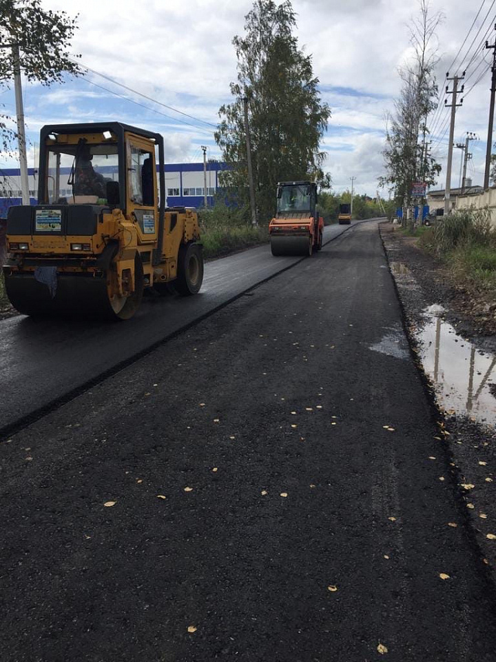 На участке автодороги Разбегаево - Велигонты начались дорожные работы